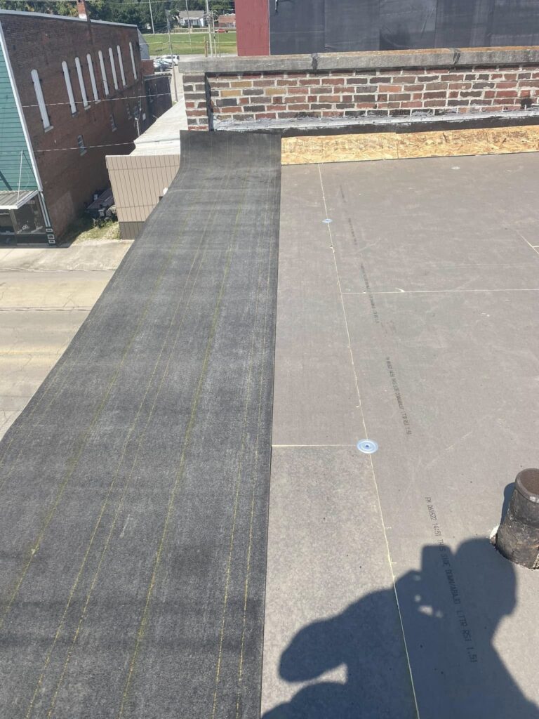 Modified Bitumen Roof Installation in Pana IL3
