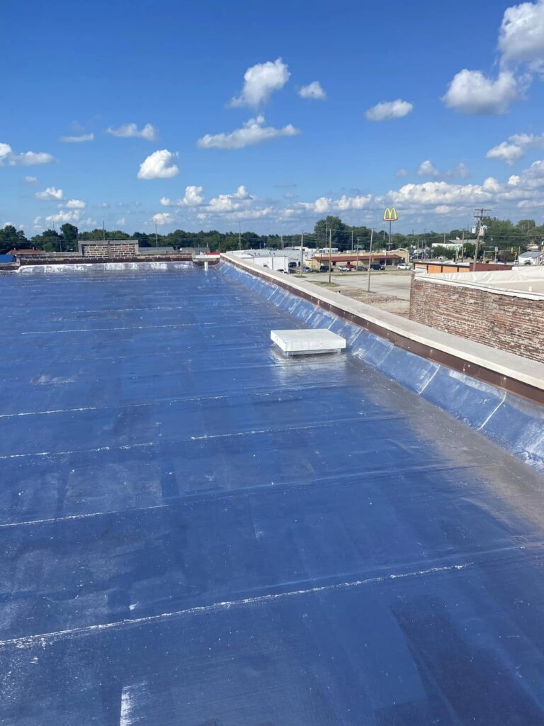 Modified Bitumen Roof Installation in Pana IL4