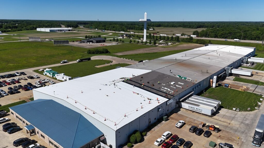Over 1,000 Sq Ft Flute Fill Roof Installation in Effingham, IL 26 1000 Sq Ft Flute Fill Roof Installation in Effingham IL33