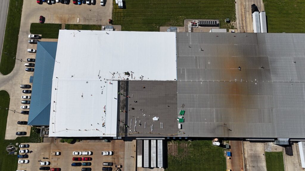 Over 1,000 Sq Ft Flute Fill Roof Installation in Effingham, IL 17 1000 Sq Ft Flute Fill Roof Installation in Effingham IL35
