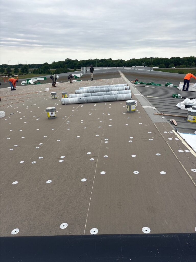 Over 1,000 Sq Ft Flute Fill Roof Installation in Effingham, IL 72 1000 Sq Ft Flute Fill Roof Installation in Effingham IL38