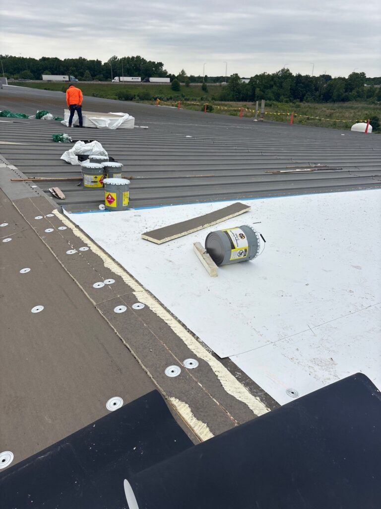 Over 1,000 Sq Ft Flute Fill Roof Installation in Effingham, IL 71 1000 Sq Ft Flute Fill Roof Installation in Effingham IL39