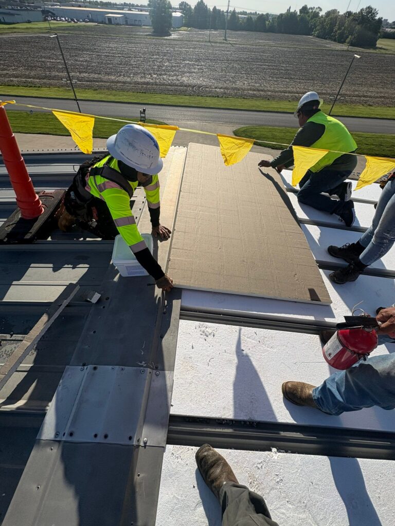Over 1,000 Sq Ft Flute Fill Roof Installation in Effingham, IL 31 1000 Sq Ft Flute Fill Roof Installation in Effingham IL4