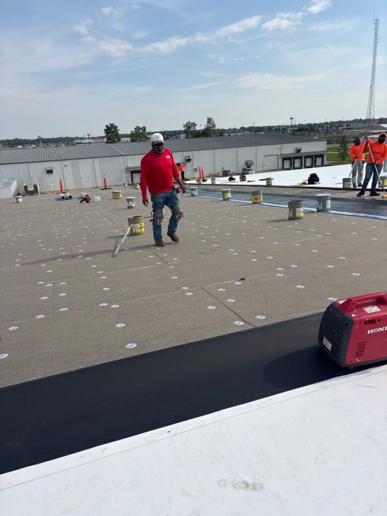 Over 1,000 Sq Ft Flute Fill Roof Installation in Effingham, IL 35 1000 Sq Ft Flute Fill Roof Installation in Effingham IL42