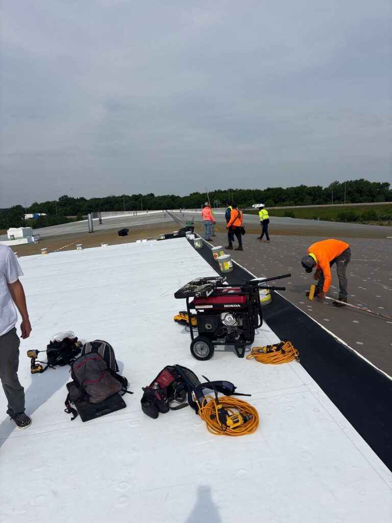 Over 1,000 Sq Ft Flute Fill Roof Installation in Effingham, IL 41 1000 Sq Ft Flute Fill Roof Installation in Effingham IL44