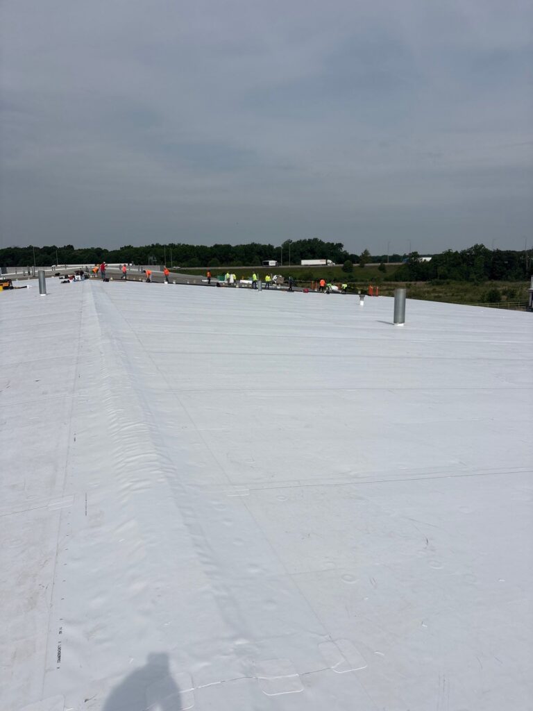Over 1,000 Sq Ft Flute Fill Roof Installation in Effingham, IL 44 1000 Sq Ft Flute Fill Roof Installation in Effingham IL47