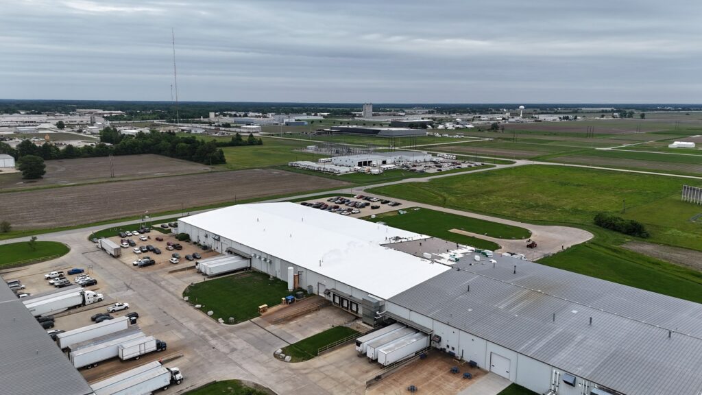 Over 1,000 Sq Ft Flute Fill Roof Installation in Effingham, IL 50 1000 Sq Ft Flute Fill Roof Installation in Effingham IL48
