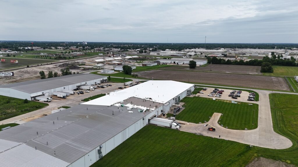 Over 1,000 Sq Ft Flute Fill Roof Installation in Effingham, IL 53 1000 Sq Ft Flute Fill Roof Installation in Effingham IL49