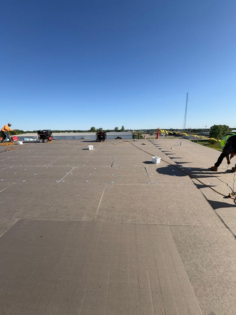 Over 1,000 Sq Ft Flute Fill Roof Installation in Effingham, IL 30 1000 Sq Ft Flute Fill Roof Installation in Effingham IL6