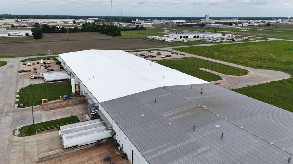 Over 1,000 Sq Ft Flute Fill Roof Installation in Effingham, IL 49 1000 Sq Ft Flute Fill Roof Installation in Effingham IL62