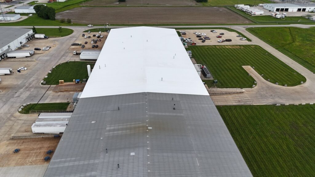 Over 1,000 Sq Ft Flute Fill Roof Installation in Effingham, IL 57 1000 Sq Ft Flute Fill Roof Installation in Effingham IL64