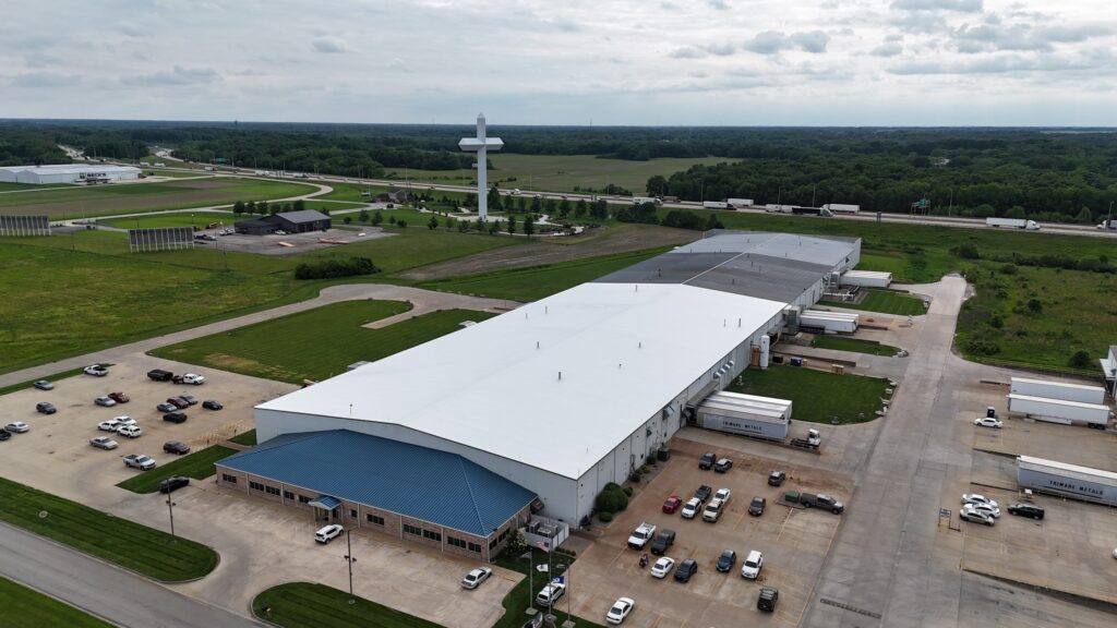 Over 1,000 Sq Ft Flute Fill Roof Installation in Effingham, IL 58 1000 Sq Ft Flute Fill Roof Installation in Effingham IL66