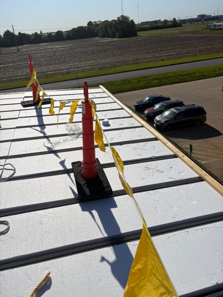 Over 1,000 Sq Ft Flute Fill Roof Installation in Effingham, IL 25 1000 Sq Ft Flute Fill Roof Installation in Effingham IL7