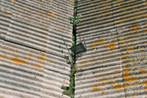 asbestos roof leak repair