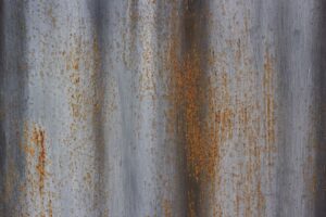 surface rust on residential metal roof panels