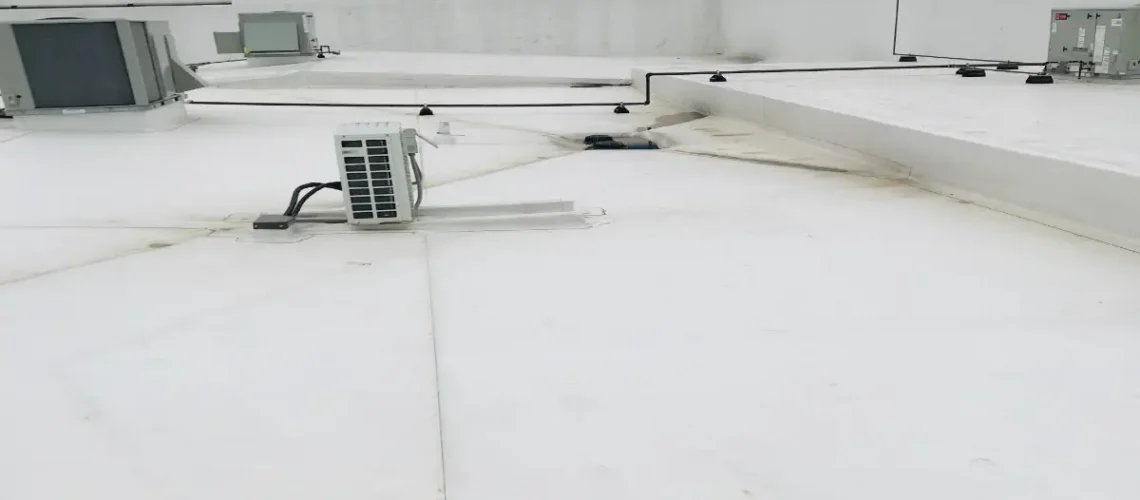 single ply flat roof