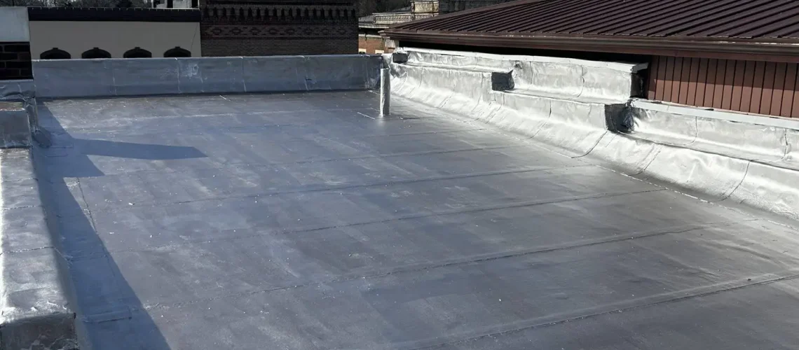 Vandalia, IL Aluminum Coating over Modified Bitumen Roof