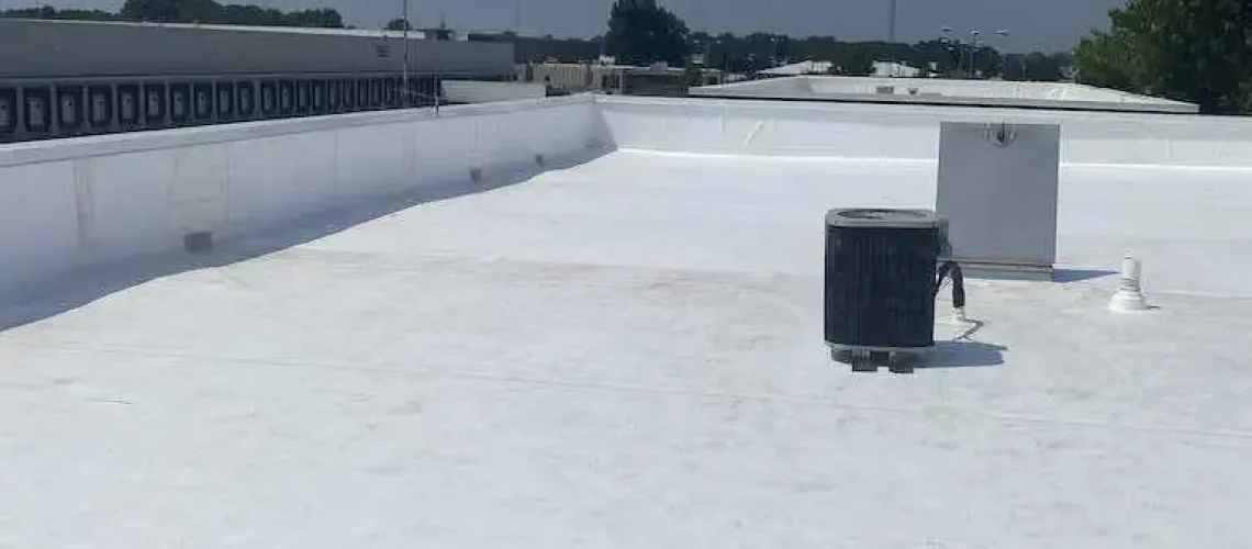 leaking flat roof
