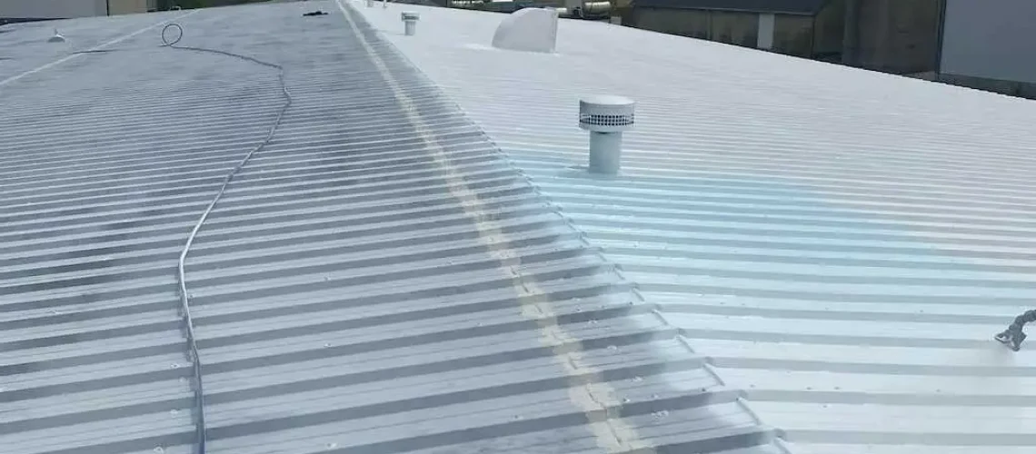 metal roof installation